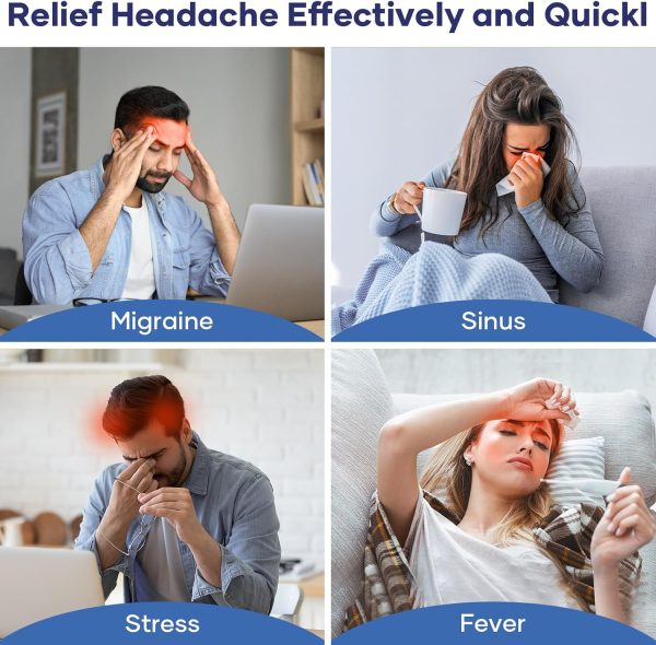 Migraine Relief Cap – Headache Relief Hat For Migraine Relief, Tension, One Size Fits