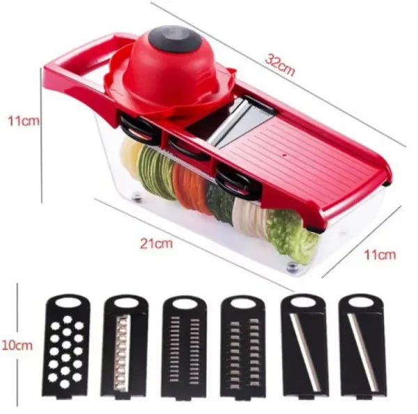 10 In 1  Vegetable Cutter With Stainless Steel Blade Manual Potato,Peeler,Carrot,Cheese