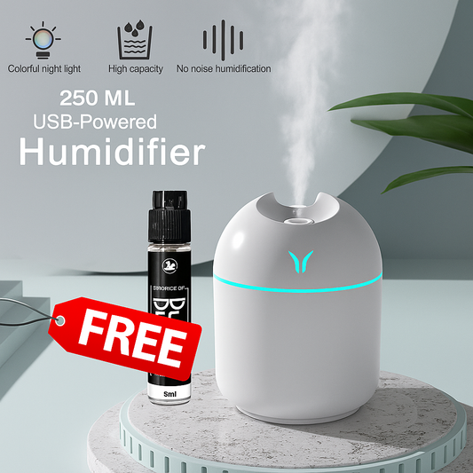 Air Humidifier - 220ml Mini Diffuser for Air Freshener