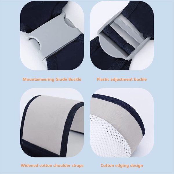 Baby Carrier, Ergonomic Baby Strap One Shoulder Labor-saving Polyester Baby Half Wrapped