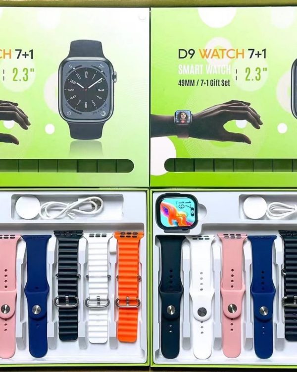 D9 Ultra Smart Watch Series 9 – 2.09″ Display | Bluetooth Calling | 7 Straps | Fitness & Sports