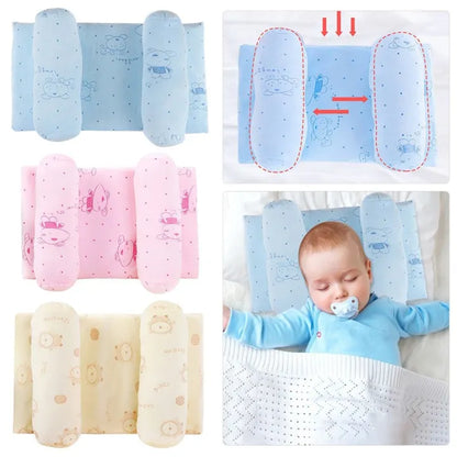 Adjustable Baby Head Shaping Pillow Soft Memory Foam Infant Pillow for Flat Head