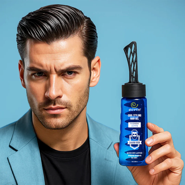 Ecrin Cool Styling Hair Gel With Active Collagen | Strong Hold, No Flakes, Nourishing Formula