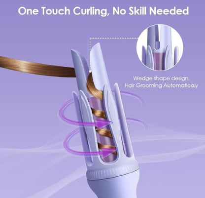 Hair Curler, 32mm Automatic Curling Iron, 3 Adjustable Temperatures And 2 Timer