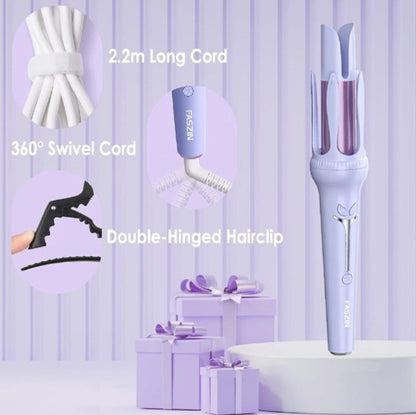 Hair Curler, 32mm Automatic Curling Iron, 3 Adjustable Temperatures And 2 Timer