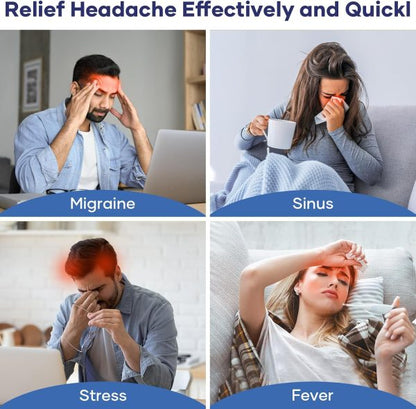 Migraine Relief Cap – Headache Relief Hat For Migraine Relief, Tension, One Size Fits