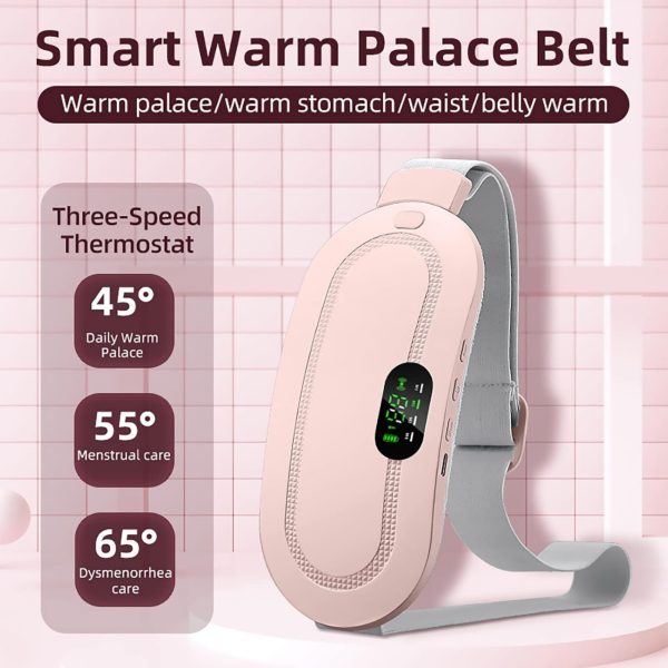 Heating Pad Women Period Pain Cramp Relief Belt -Heating Pad, Heated Belly Belt