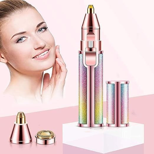 Rainbow Flawless Painless Face Hair Removal Machine for Women...2 in 1