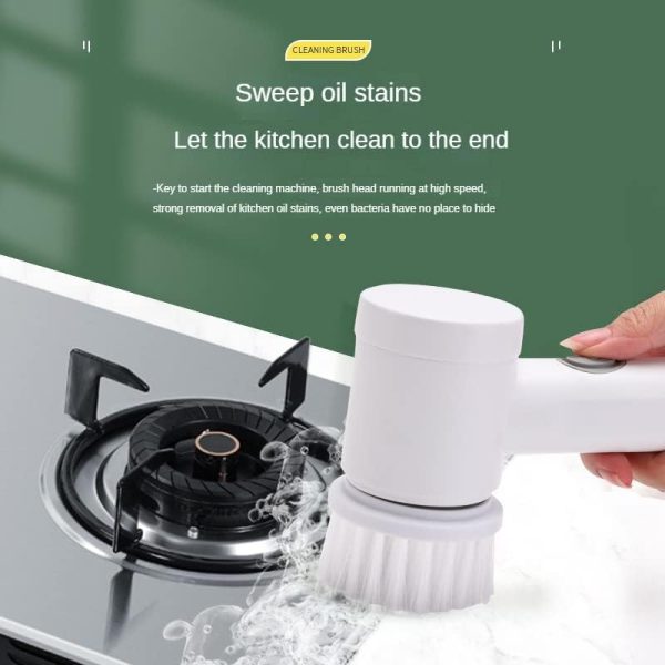 Magic Brush Wireless Battery Cleaning Brush Bathtub Tile Professional