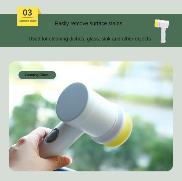 Magic Brush Wireless Battery Cleaning Brush Bathtub Tile Professional