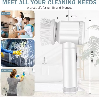 Magic Brush Wireless Battery Cleaning Brush Bathtub Tile Professional