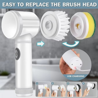 Magic Brush Wireless Battery Cleaning Brush Bathtub Tile Professional