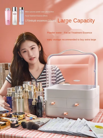 Acrylic Cosmetic Organizer With Multiple Drawers for Makeup, Skincare Products