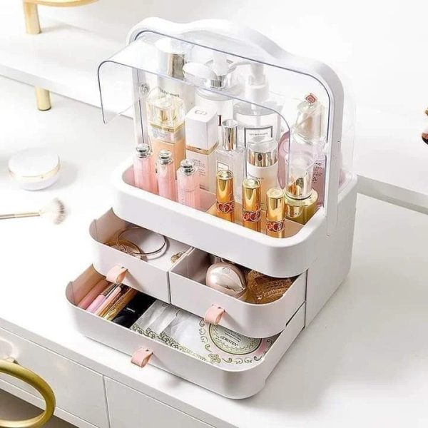Acrylic Cosmetic Organizer With Multiple Drawers for Makeup, Skincare Products