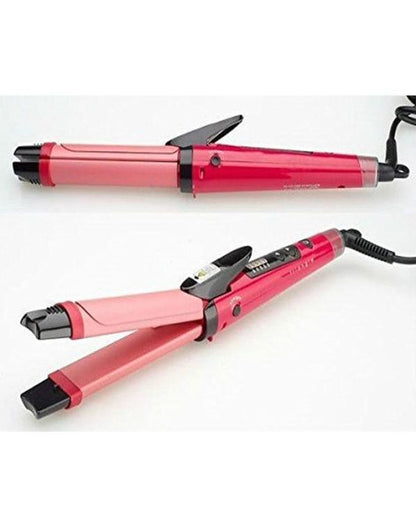Nova 2-in-1 Hair Straightener & Curler – Model Nh-2009,