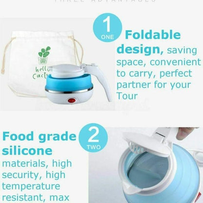 Nw000441 Fast Water Boiling 600 Ml Portable Kettle Travel Kettle Foods Boils Quickly