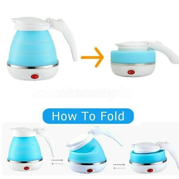 Nw000441 Fast Water Boiling 600 Ml Portable Kettle Travel Kettle Foods Boils Quickly
