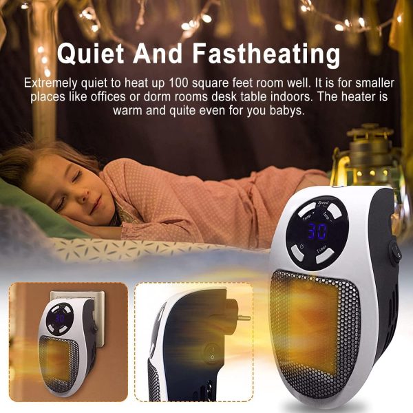 Portable Electric Heater Fan Heater Electric Ceramic Fan Energy-saving Heater