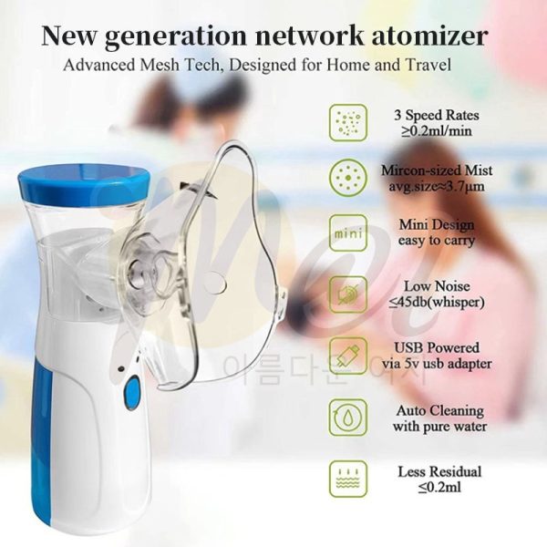 Portable Nebulizer For Asthma Inhaler Nebulizer Machine For Kids And Adults– Rechargeable