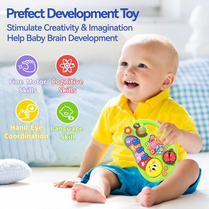 Smiley Piano For Baby – Baby Musical Keyboard Development Toys Newborn Early Education