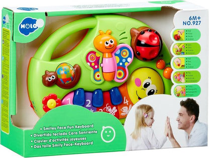 Smiley Piano For Baby – Baby Musical Keyboard Development Toys Newborn Early Education