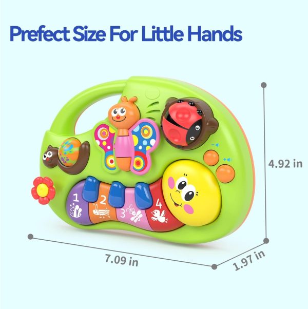Smiley Piano For Baby – Baby Musical Keyboard Development Toys Newborn Early Education
