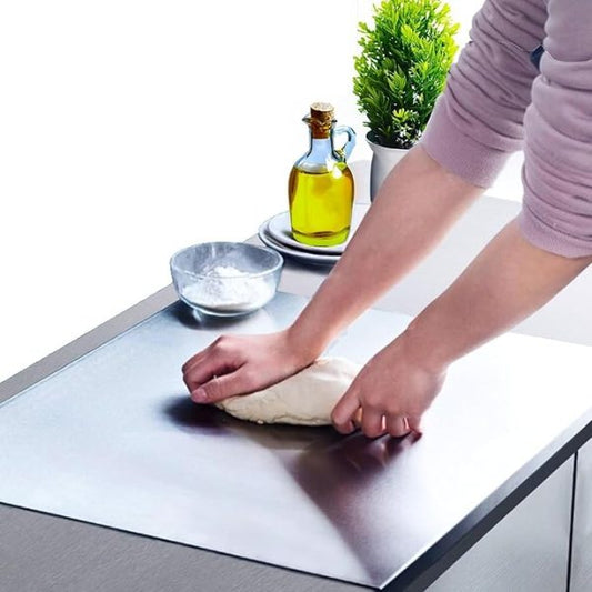 Stainless Steel Cutting Board!Hygienic,Easy To Clean perfect For Chopping Needs