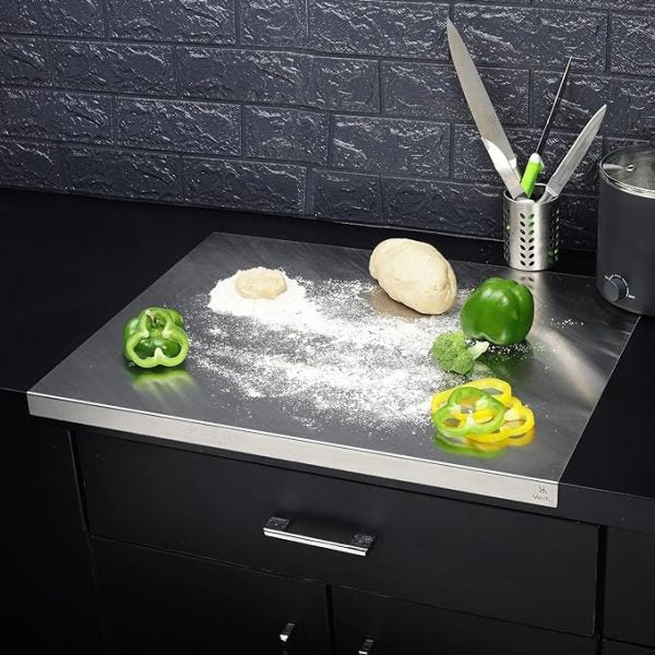 Stainless Steel Cutting Board!Hygienic,Easy To Clean perfect For Chopping Needs