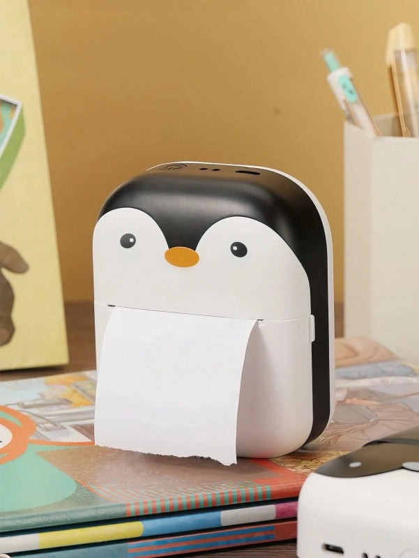 The Adorable Penguin Design Rechargeable Portable Mini Printer